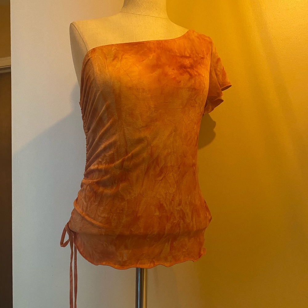 Tie-Dye Women's Top Peach 🍑 color by Wet Seal - Picture 3 of 7
